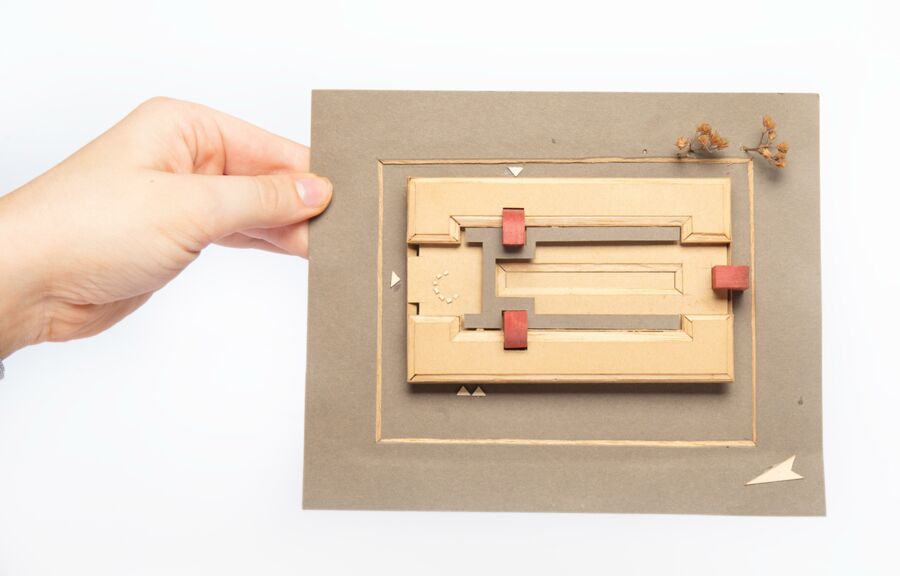 vergrößerte Ansicht des Objekts