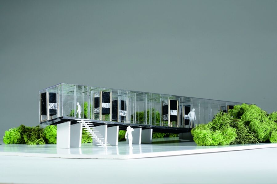 vergrößerte Ansicht des Objekts