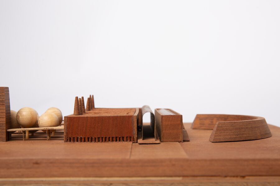 vergrößerte Ansicht des Objekts