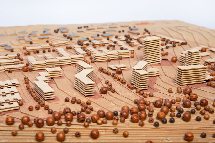 vergrößerte Ansicht des Objekts