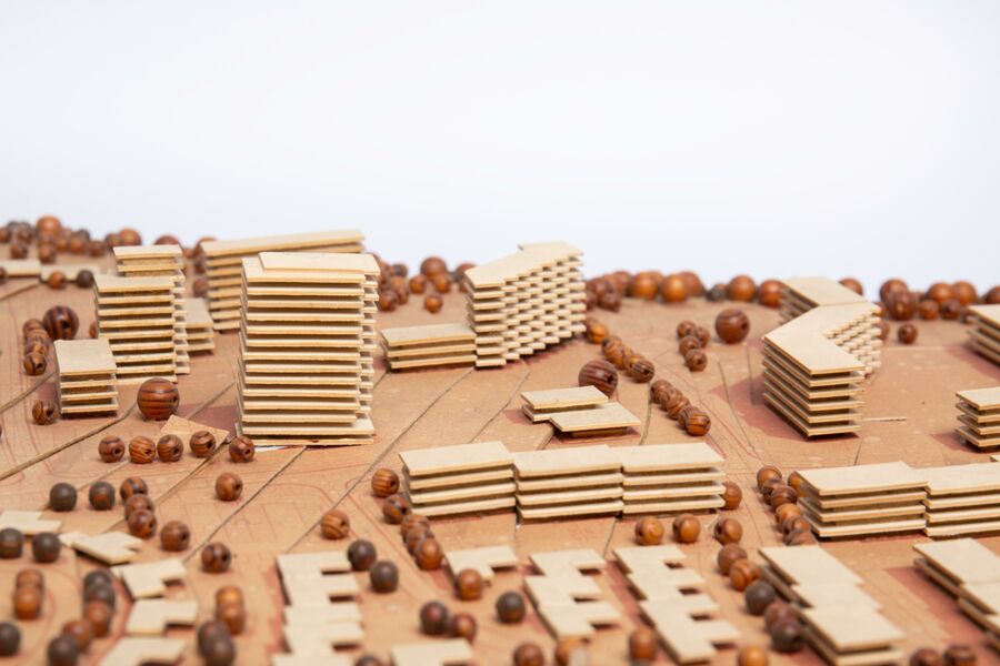 vergrößerte Ansicht des Objekts