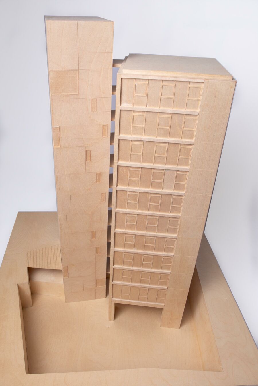 vergrößerte Ansicht des Objekts