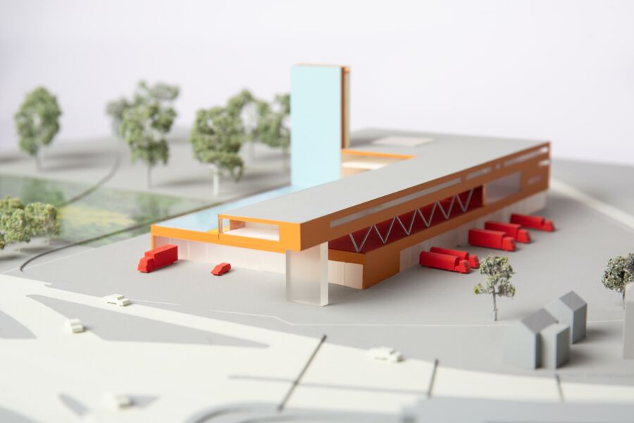 vergrößerte Ansicht des Objekts