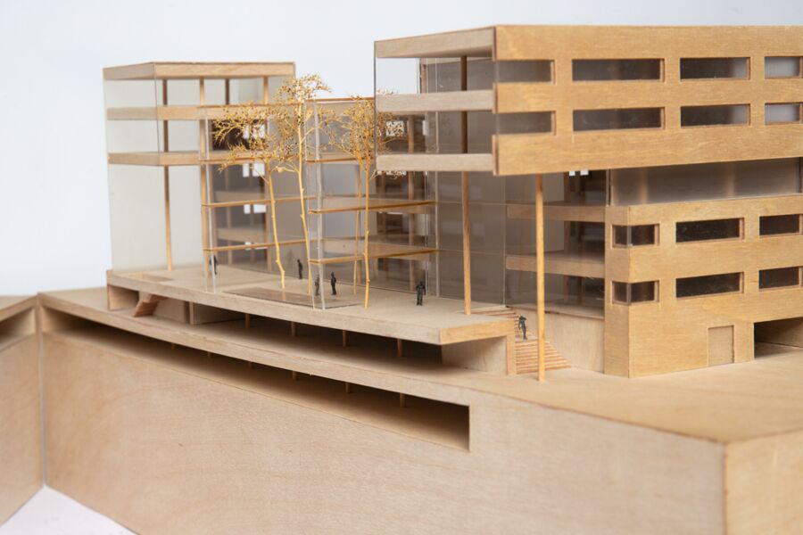 vergrößerte Ansicht des Objekts