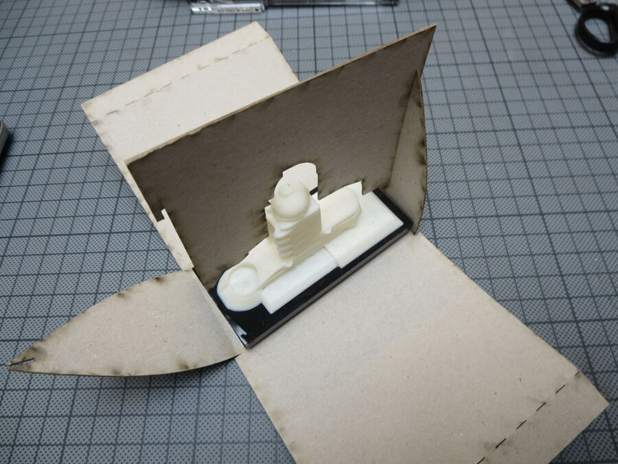 vergrößerte Ansicht des Objekts