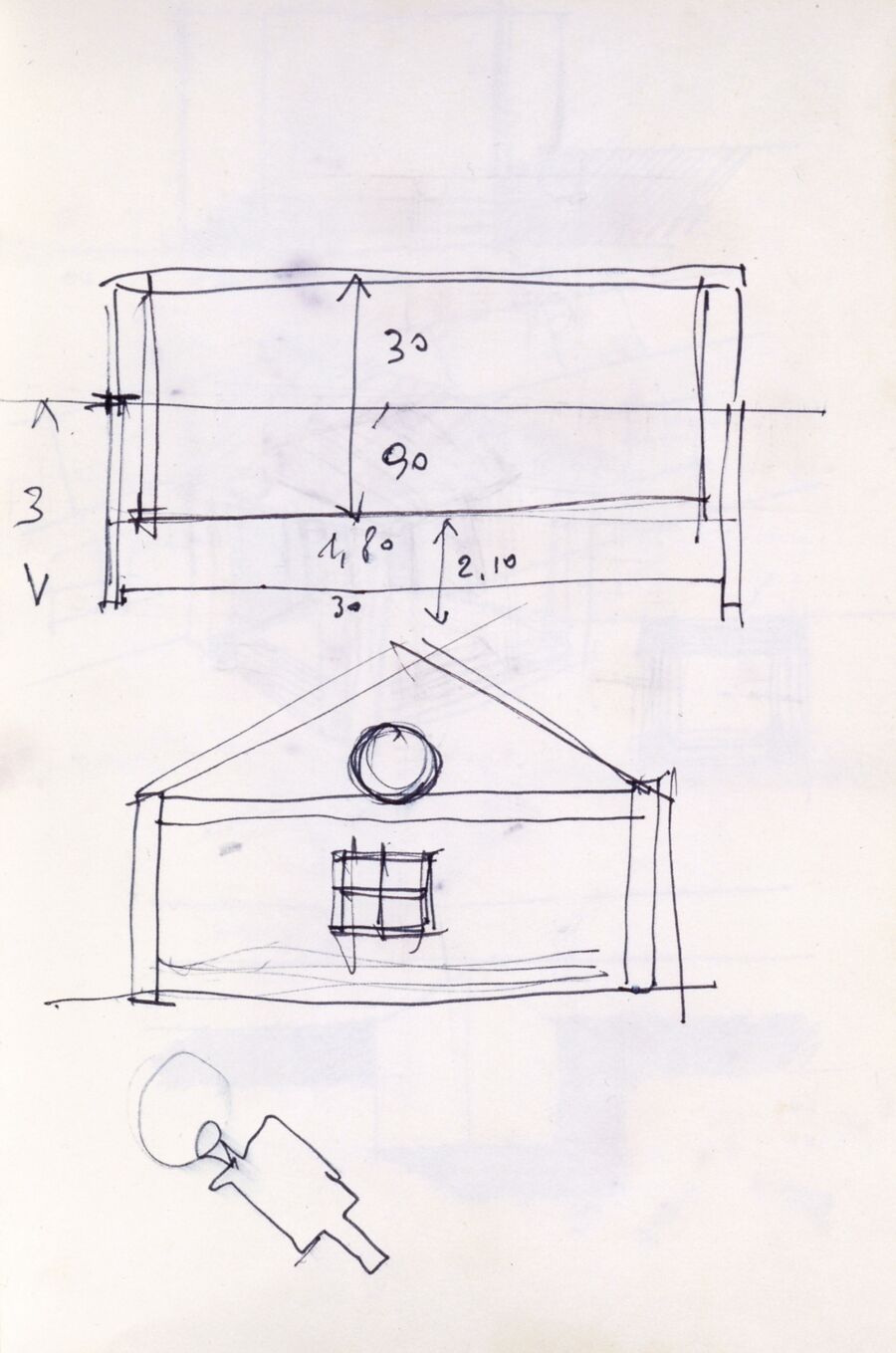 vergrößerte Ansicht des Objekts